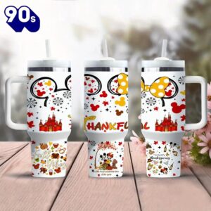 Autumn Themed 40oz Insulated Tumbler With Lid And Straw 3 Autumn Themed 40oz Insulated Tumbler With Lid And Straw