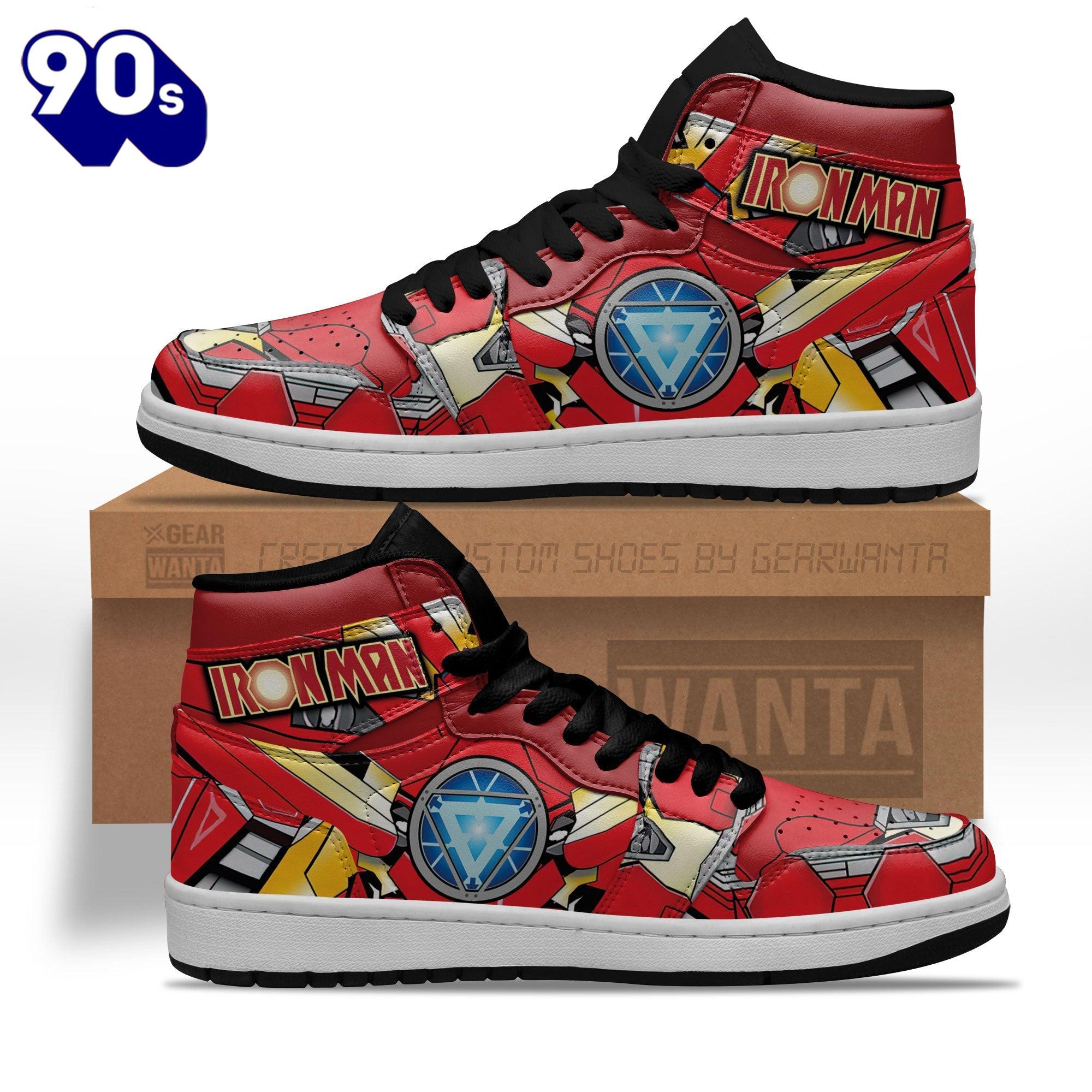 Avenger Ironman Shoes Custom Avenger Ironman Shoes Custom