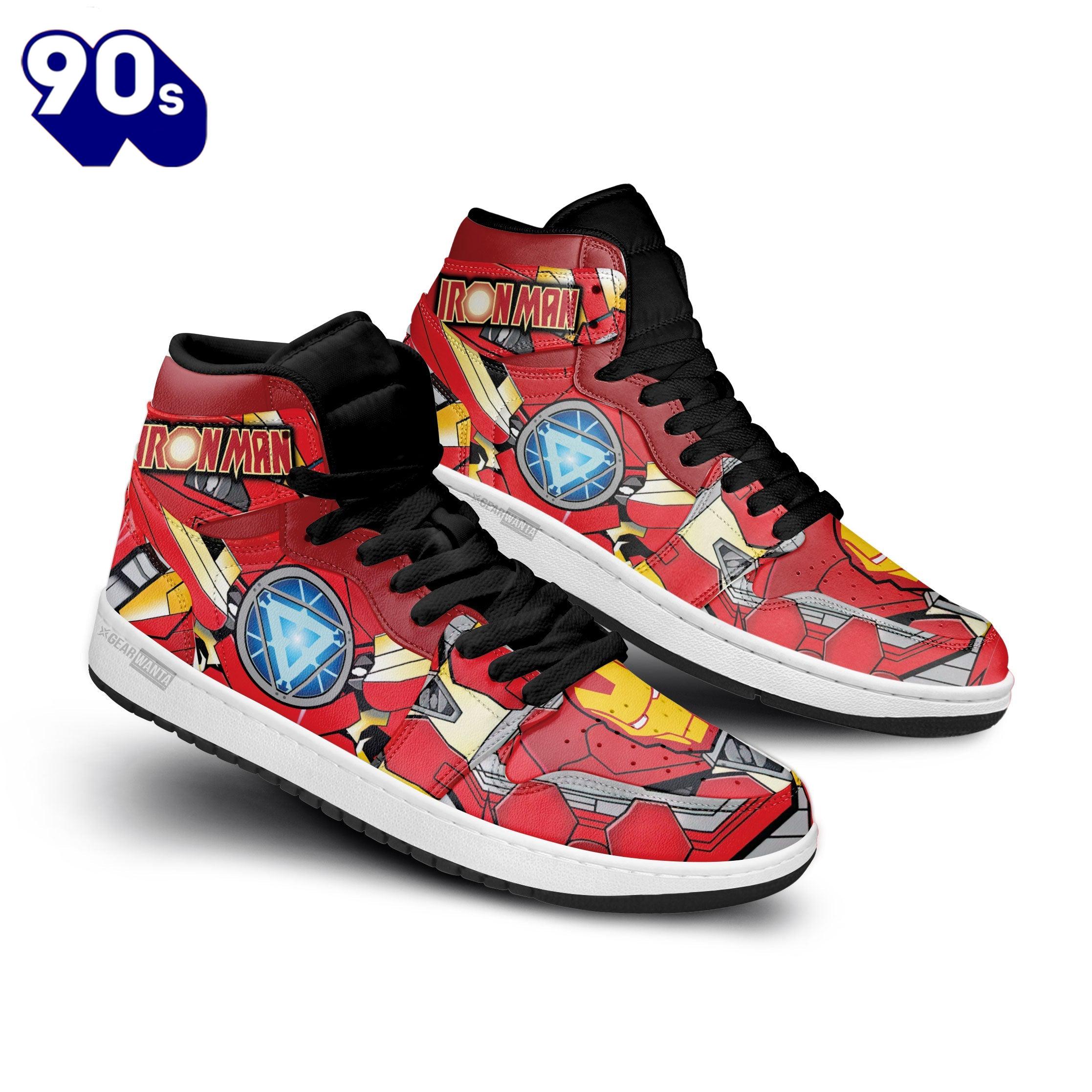 Avenger Ironman Shoes Custom Avenger Ironman Shoes Custom