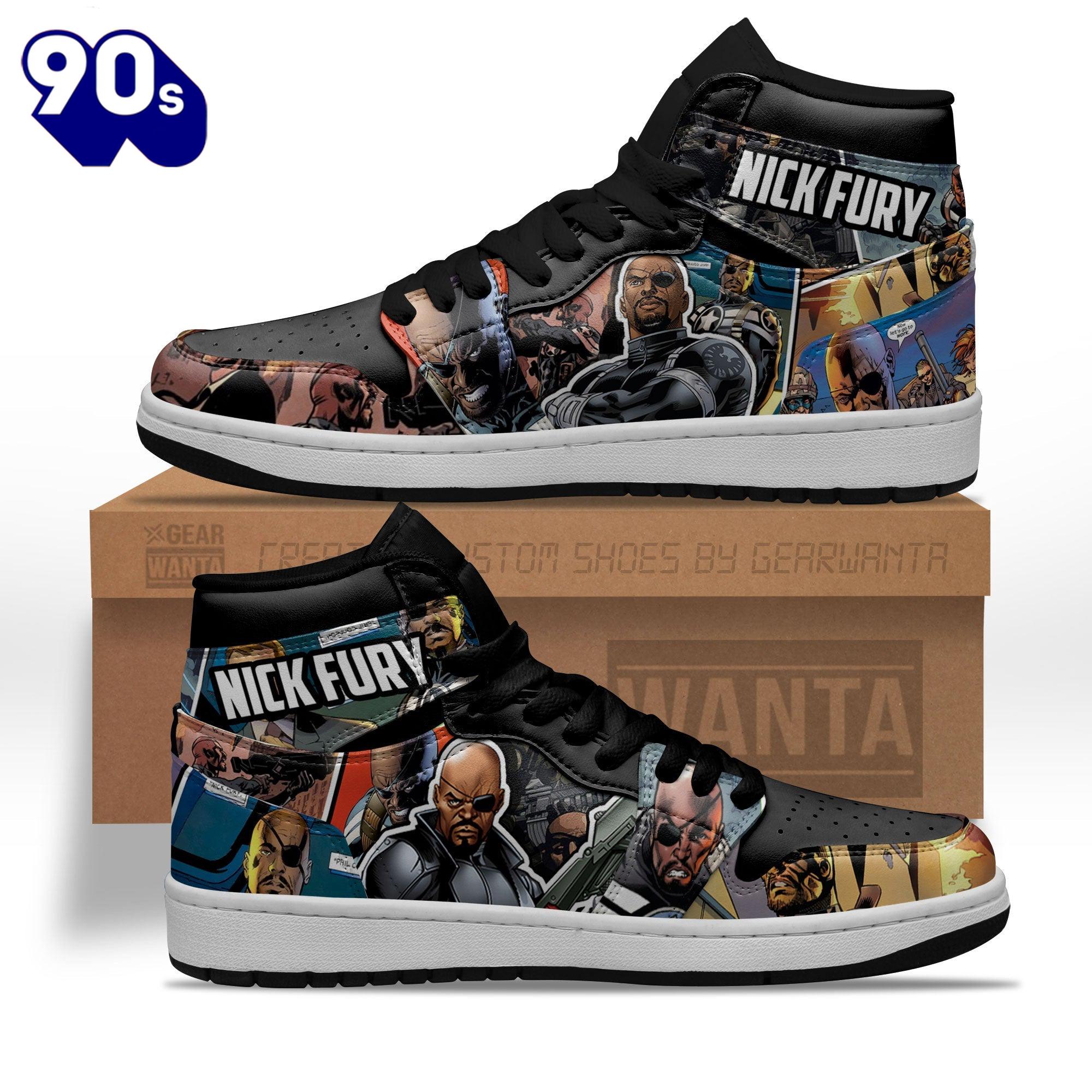 Avenger Nick Furry Shoes Custom Avenger Nick Furry Shoes Custom