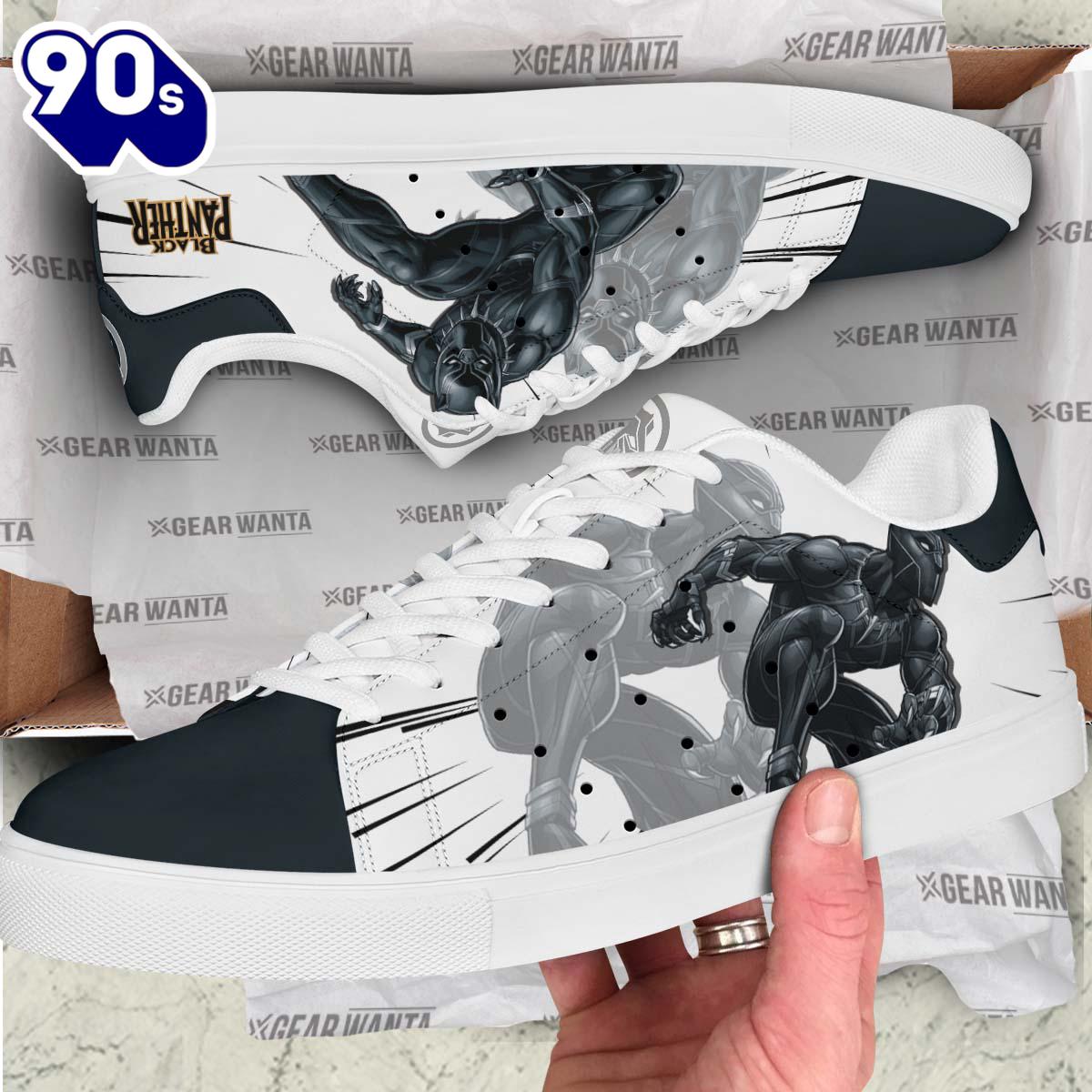 Avengers Black Panther Stan Smith Shoes Gift For Your Kid Avengers Black Panther Stan Smith Shoes Gift For Your Kid