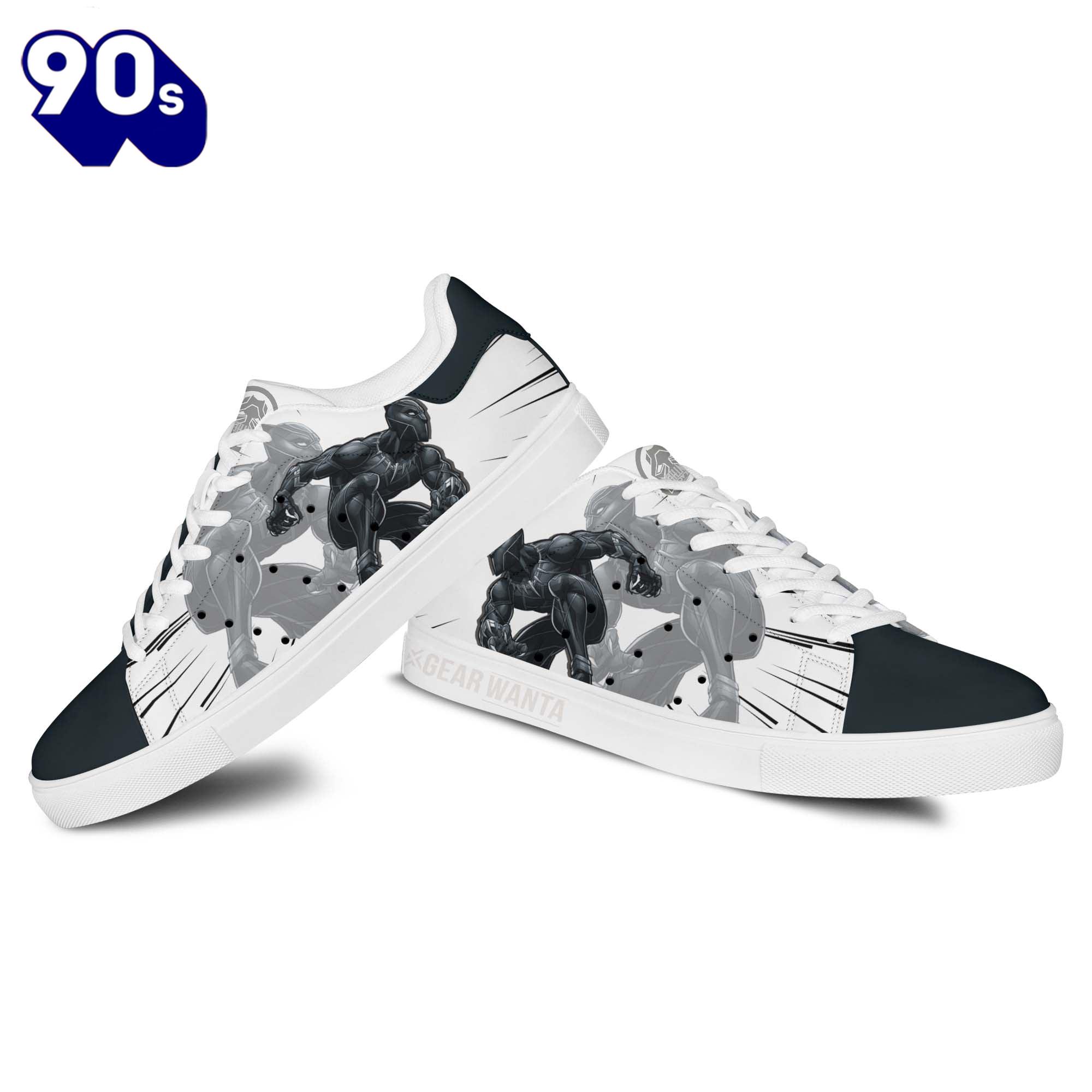 Avengers Black Panther Stan Smith Shoes Gift For Your Kid Avengers Black Panther Stan Smith Shoes Gift For Your Kid