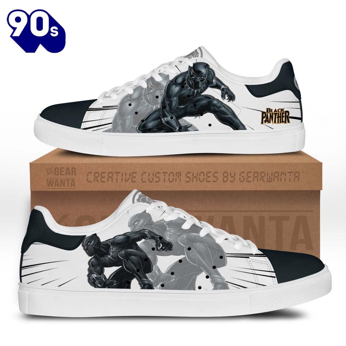 Avengers Black Panther Stan Smith Shoes Gift For Your Kid Avengers Black Panther Stan Smith Shoes Gift For Your Kid