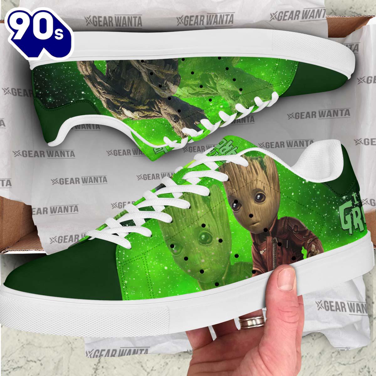Avengers Groot Stan Smith Shoes Gift For Your Kid Avengers Groot Stan Smith Shoes Gift For Your Kid