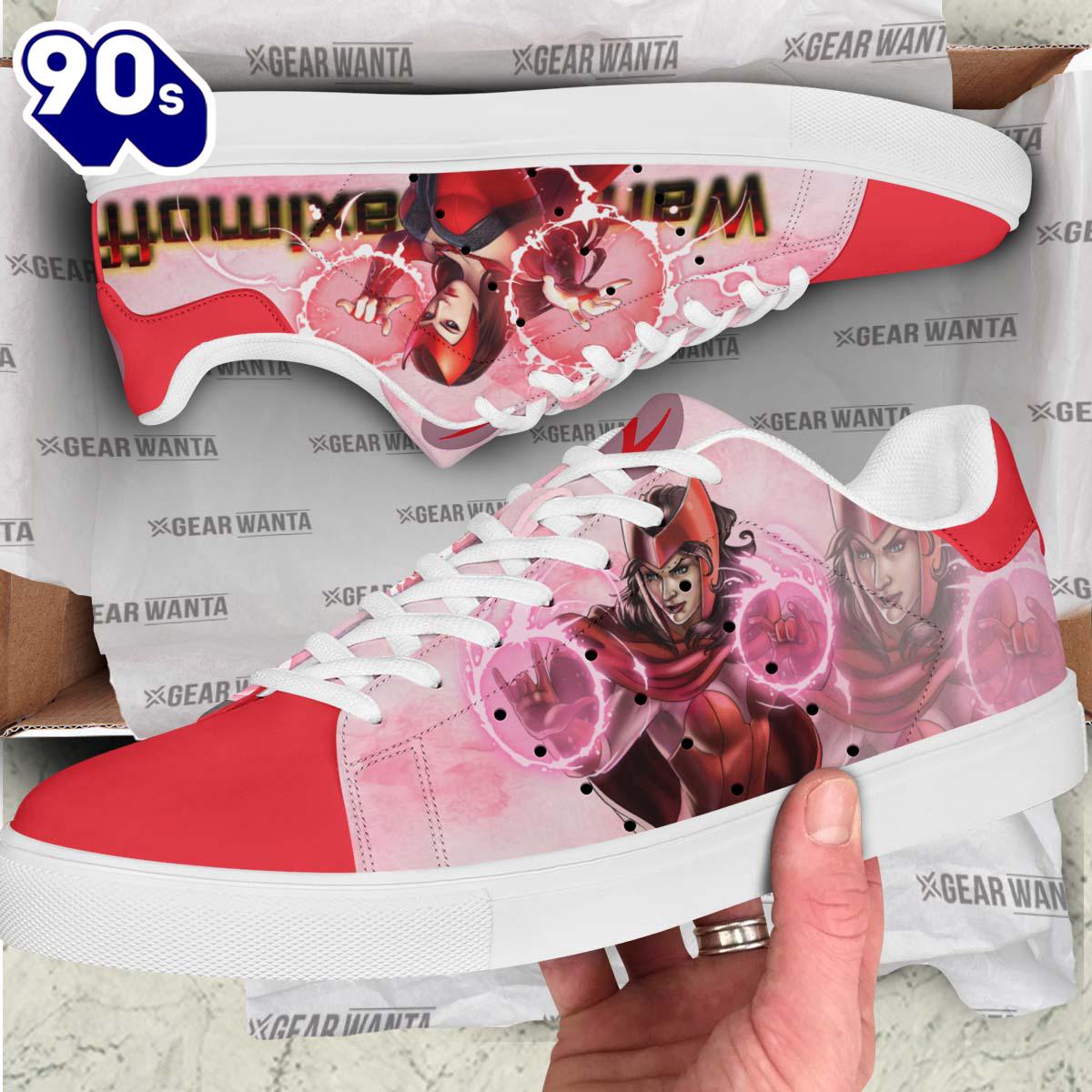 Avengers Scarlet Witch Stan Smith Shoes Gift For Your Kid Avengers Scarlet Witch Stan Smith Shoes Gift For Your Kid