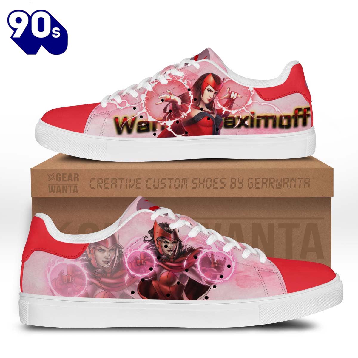 Avengers Scarlet Witch Stan Smith Shoes Gift For Your Kid Avengers Scarlet Witch Stan Smith Shoes Gift For Your Kid