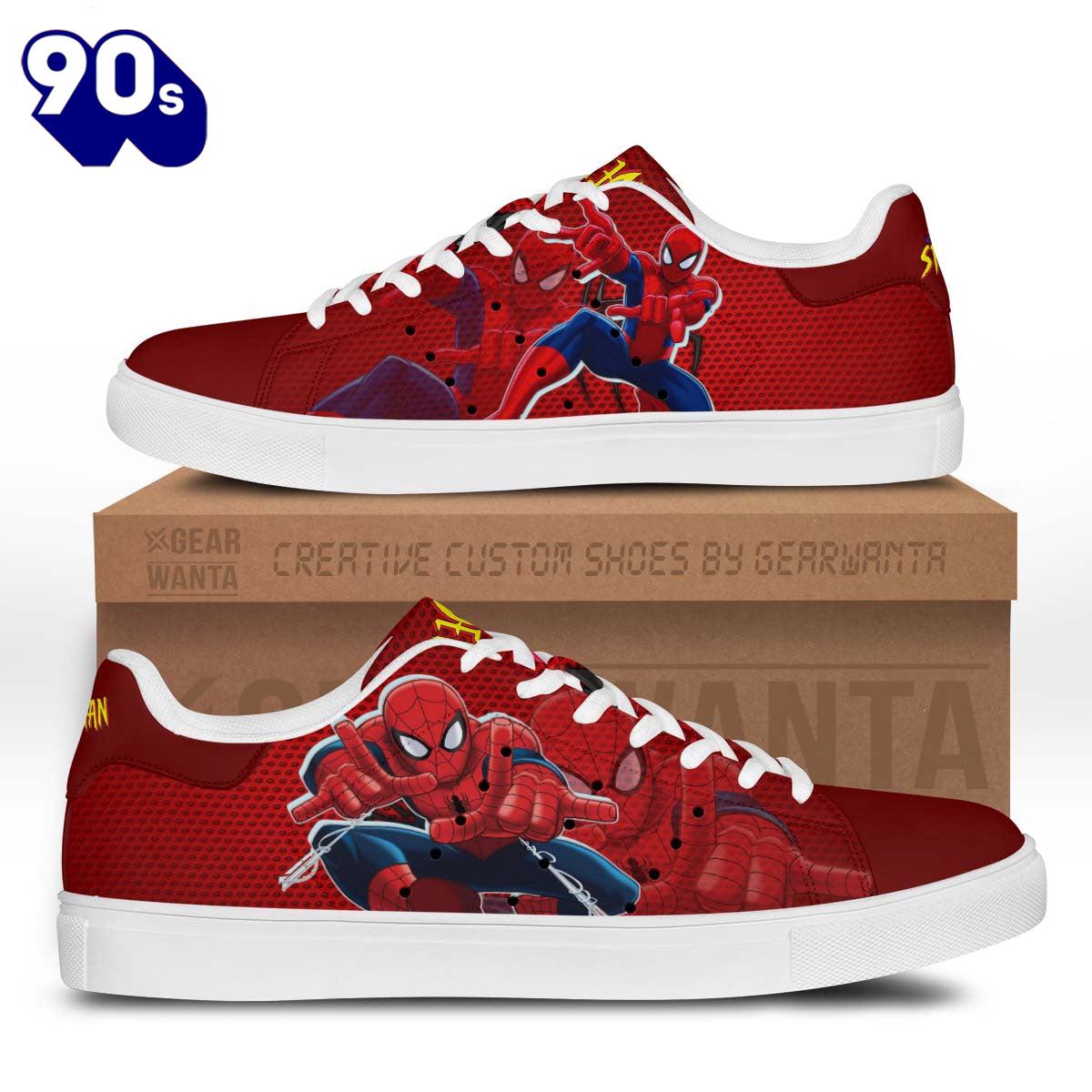 Avengers Spiderman Stan Smith Shoes Gift For Your Kid Avengers Spiderman Stan Smith Shoes Gift For Your Kid