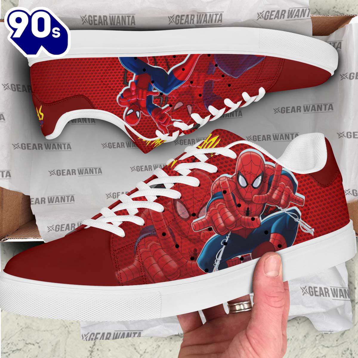 Avengers Spiderman Stan Smith Shoes Gift For Your Kid Avengers Spiderman Stan Smith Shoes Gift For Your Kid