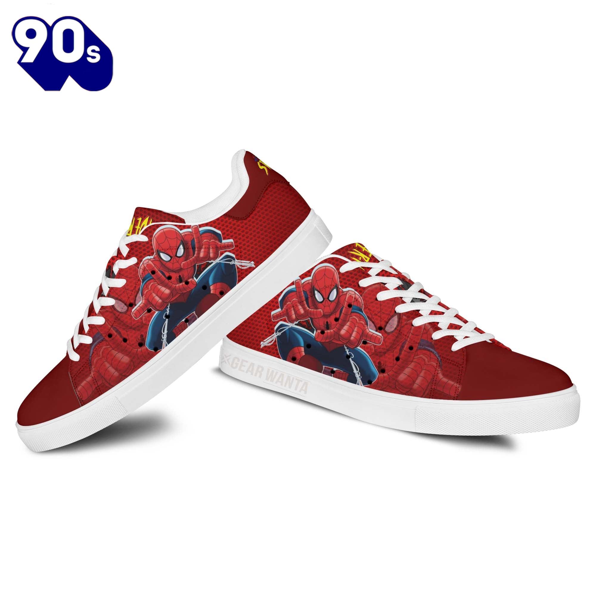 Avengers Spiderman Stan Smith Shoes Gift For Your Kid Avengers Spiderman Stan Smith Shoes Gift For Your Kid