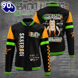 Avril Lavigne Varsity Jacket For…