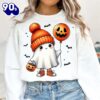 Baby Boo Halloween Shirt, Cute Ghost Shirt, Lady Boo Shirt Gift Xmas