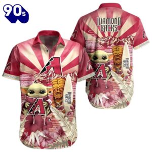 Baby Yoda Arizona Diamondbacks Hawaiian…