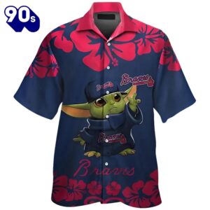 Baby Yoda Atlanta Braves Hawaiian…