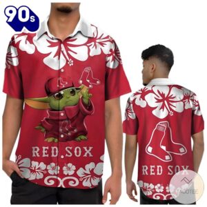 Baby Yoda Boston Red Sox…