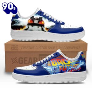 Back To The Future Custom Air Sneakers 3 Back To The Future Custom Air Sneakers