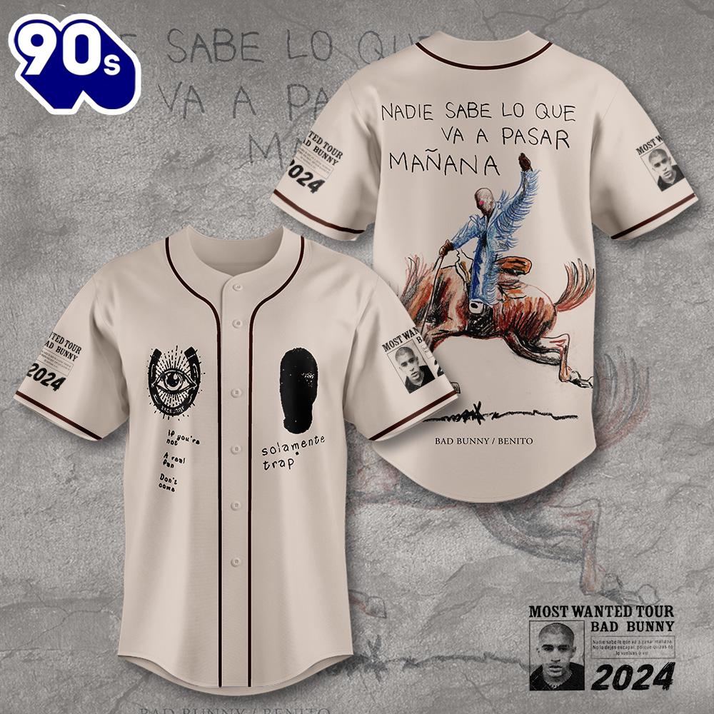 Bad Bunny Baseball Jersey Bad Bunny Baseball Jersey