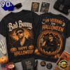 Bad Bunny Halloween Vintage Graphic Spooky Music Fan Shirt, Viral 3D Music Tee