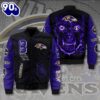 Baltimore Ravens 3D Bomber Jacket For Fans  For Fans