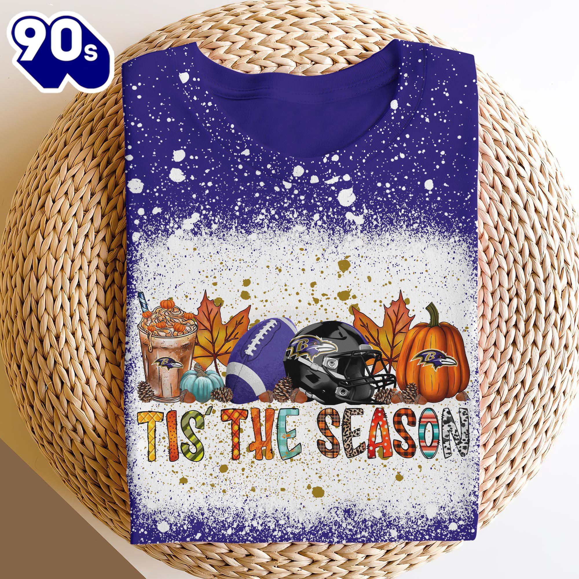 Baltimore Ravens 3D Shirts, Tis The Season Shirts, Sport Shirts For Fan Gift Sport Baltimore Ravens 3D Shirts, Tis The Season Shirts, Sport Shirts For Fan Gift Sport