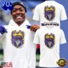 Baltimore Ravens Crowned Logo 2026 White Custom Name T Shirt, Sport Trend 3D Shirt