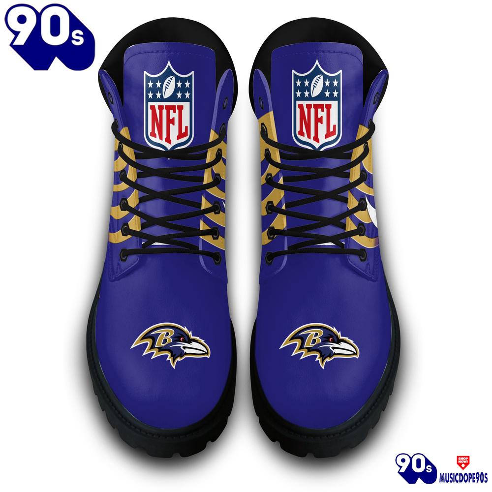 Baltimore Ravens Custom Boots Shoes Idea Gift For Fan Baltimore Ravens Custom Boots Shoes Idea Gift For Fan