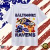 Baltimore Ravens Football Autumn Fall Leaves Graphic T Shirt, Viral 2D Graphic Tee