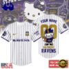Baltimore Ravens NFL Kitty Game Day Custom Baseball Jersey Shirt , Trending NFL Jersey