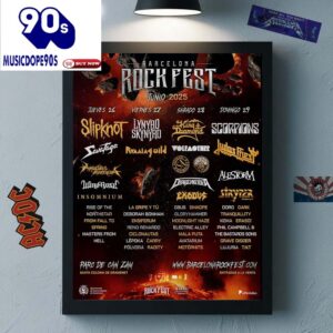 Barcelona Rock Fest 2025 Lineup In Santa Coloma de Gramenet Spain At Parc de Can Zam From June 26-29 2025 Canvas