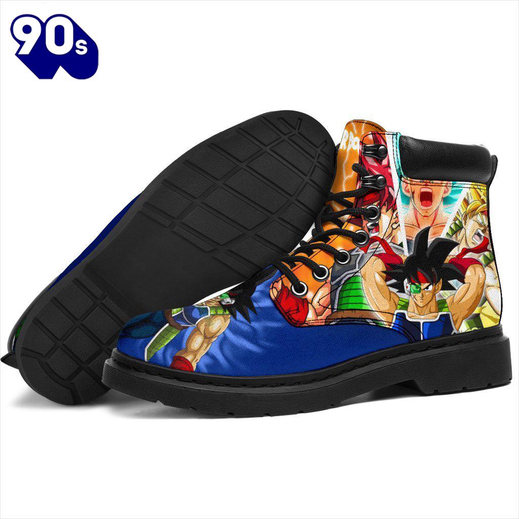 Bardock Dragon Ball Leather Boots Shoes Custom Anime Fan Gift Idea Bardock Dragon Ball Leather Boots Shoes Custom Anime Fan Gift Idea