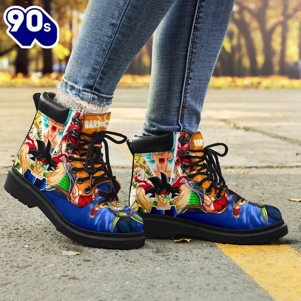 Bardock Dragon Ball Leather Boots Shoes Custom Anime Fan Gift Idea Bardock Dragon Ball Leather Boots Shoes Custom Anime Fan Gift Idea