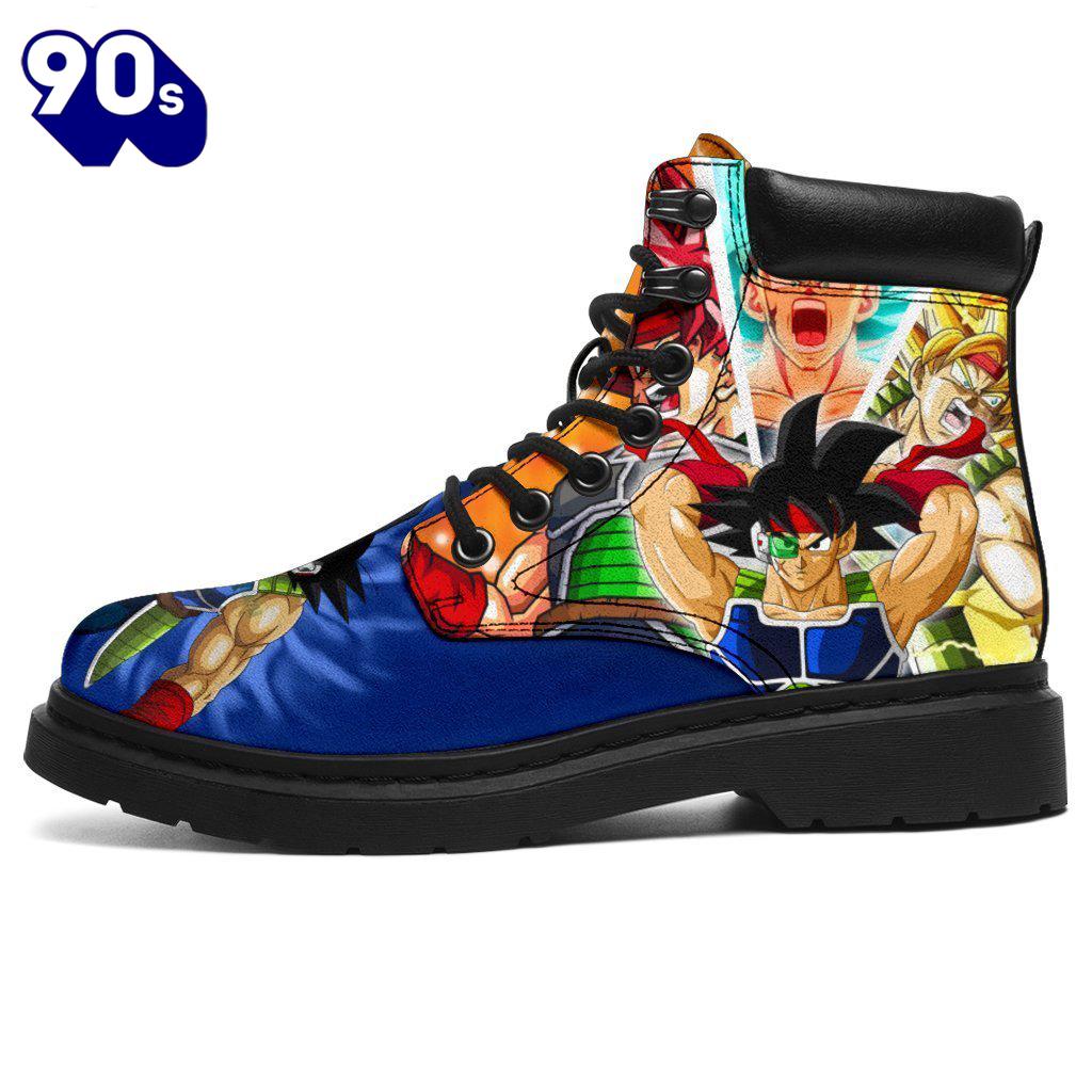 Bardock Dragon Ball Leather Boots Shoes Custom Anime Fan Gift Idea Bardock Dragon Ball Leather Boots Shoes Custom Anime Fan Gift Idea