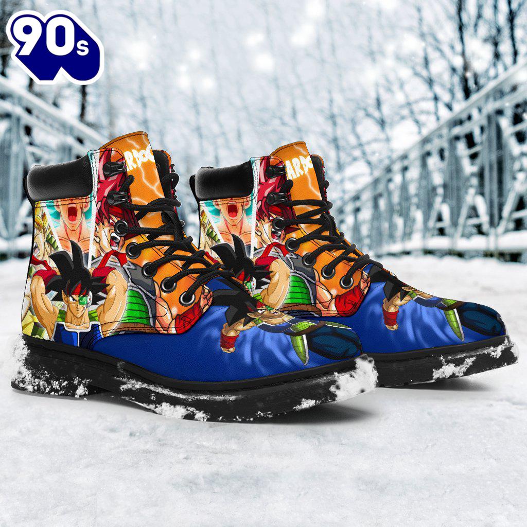 Bardock Dragon Ball Leather Boots Shoes Custom Anime Fan Gift Idea Bardock Dragon Ball Leather Boots Shoes Custom Anime Fan Gift Idea
