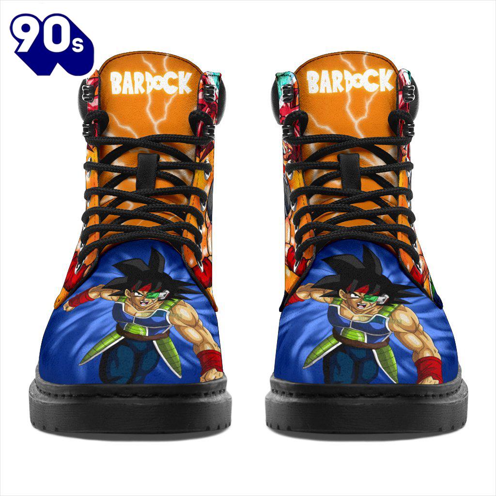 Bardock Dragon Ball Leather Boots Shoes Custom Anime Fan Gift Idea Bardock Dragon Ball Leather Boots Shoes Custom Anime Fan Gift Idea