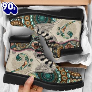 Bass Clef Vintage Mandala Asboot All Season Boots