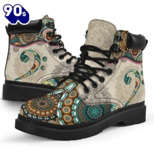 Bass Clef Vintage Mandala Asboot All Season Boots