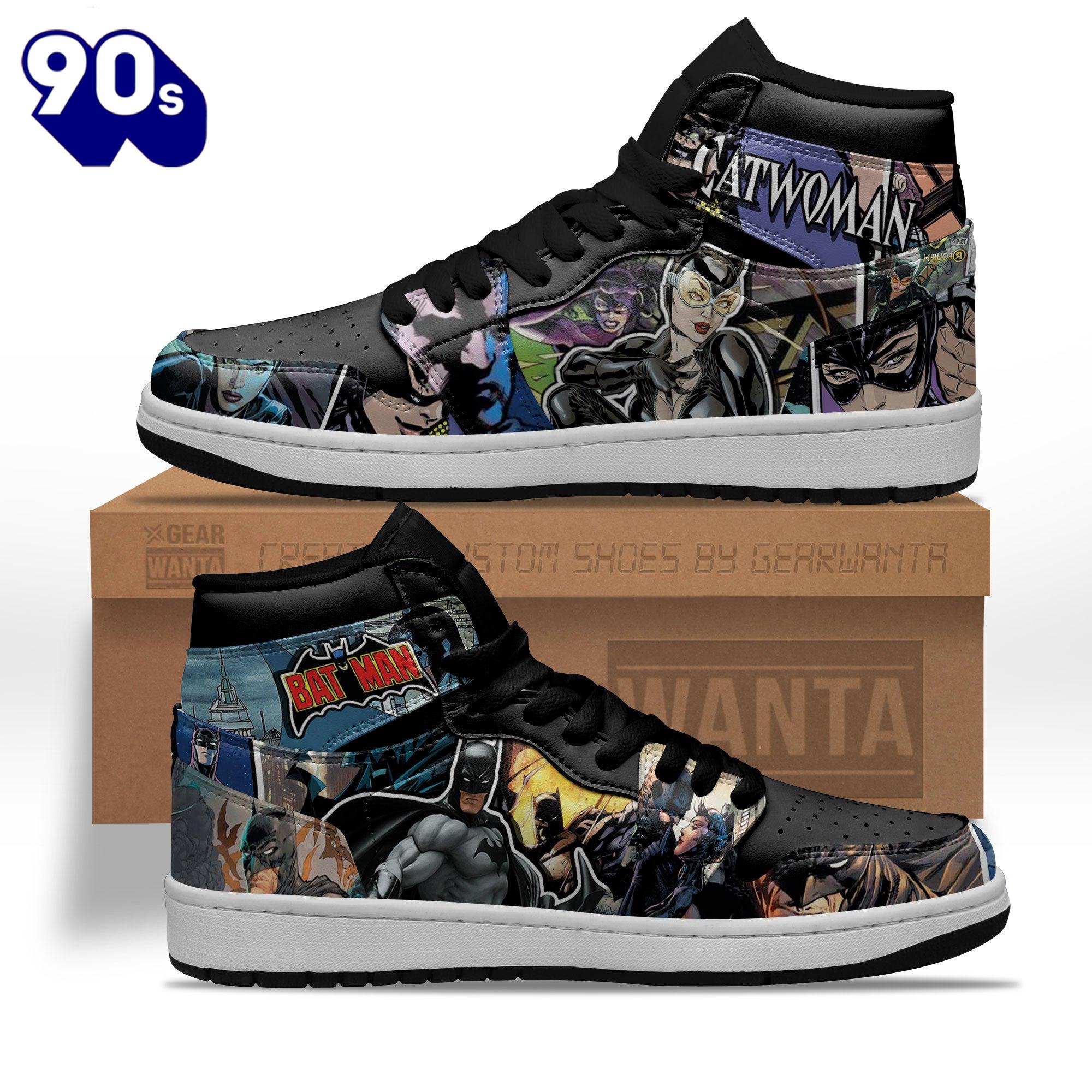 Batman Batman x Catwoman Shoes Custom Batman Batman x Catwoman Shoes Custom