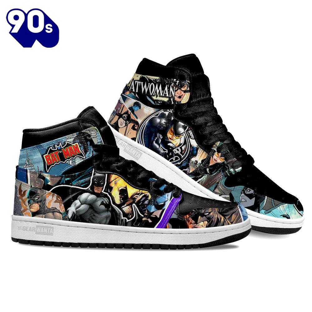 Batman Batman x Catwoman Shoes Custom Batman Batman x Catwoman Shoes Custom