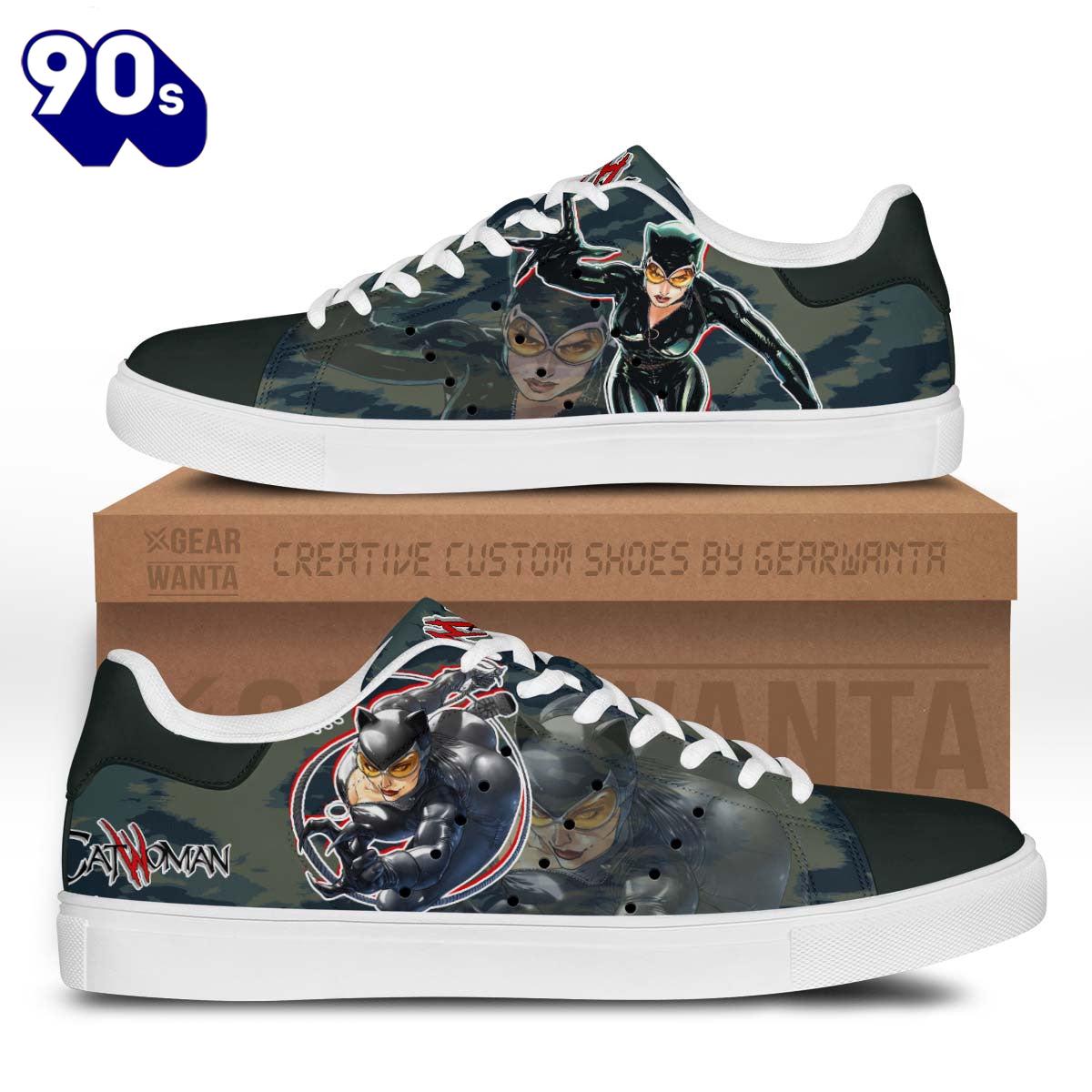 Batman Catwoman Stan Smith Shoes Gift For Your Kid Batman Catwoman Stan Smith Shoes Gift For Your Kid