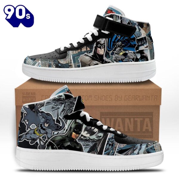 Batman High Top Air Force Shoes Custom Sneakers Fans