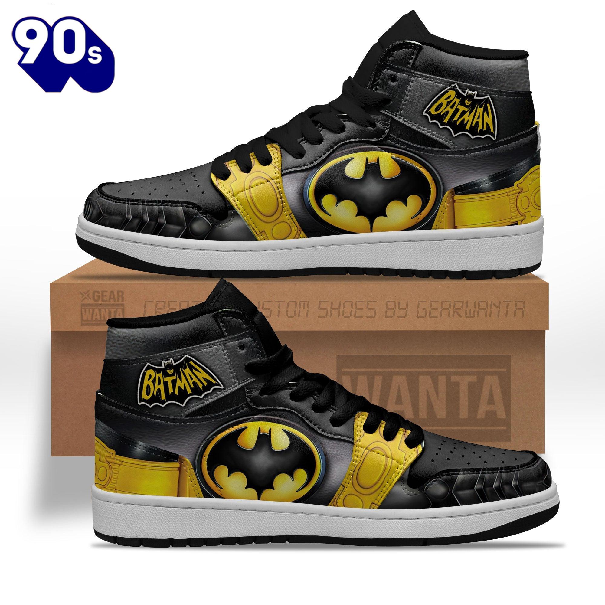 Batman J1 Shoes Custom Super Heroes Sneakers Batman J1 Shoes Custom Super Heroes Sneakers