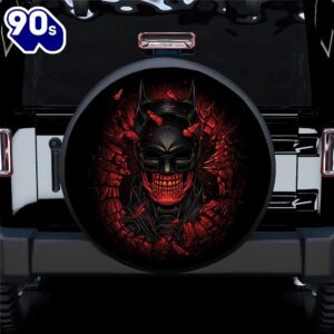 Batman Skull Car Spare Tire Covers Gift For Campers  Gift Halloween