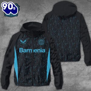 Bayer Leverkusen 3D Windbreaker Jacket…