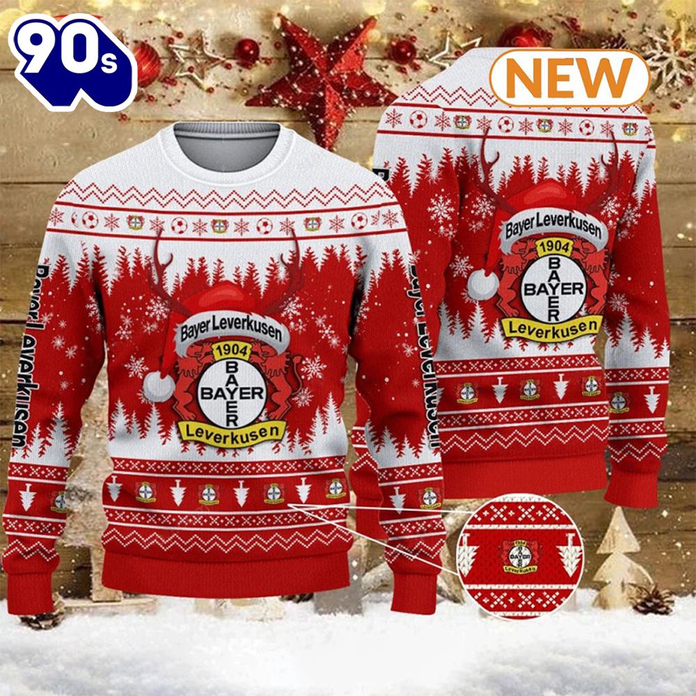 Bayer Leverkusen Christmas Ugly Sweater Bayer Leverkusen Christmas Ugly Sweater