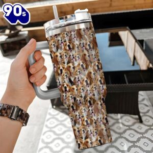 Beagle Tumbler 40OZ For Lover Dogs