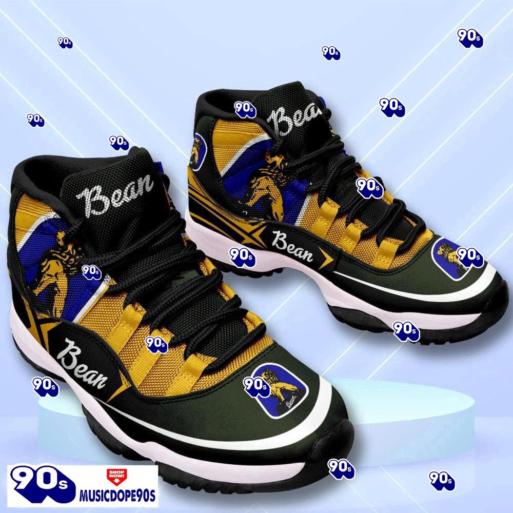 Bean Custom Name Air Jordan 11 Sneakers Vintage Shoes Bean Custom Name Air Jordan 11 Sneakers Vintage Shoes