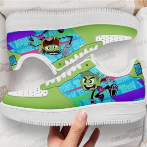 Beast Boy Air Sneakers Custom Teen Titan Go Cartoon Shoes