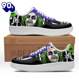 Beetlejuice Custom Air Sneakers 3 Beetlejuice Custom Air Sneakers