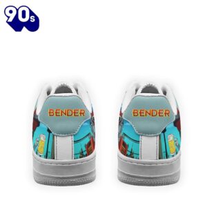 Bender Futurama Custom Air Sneakers