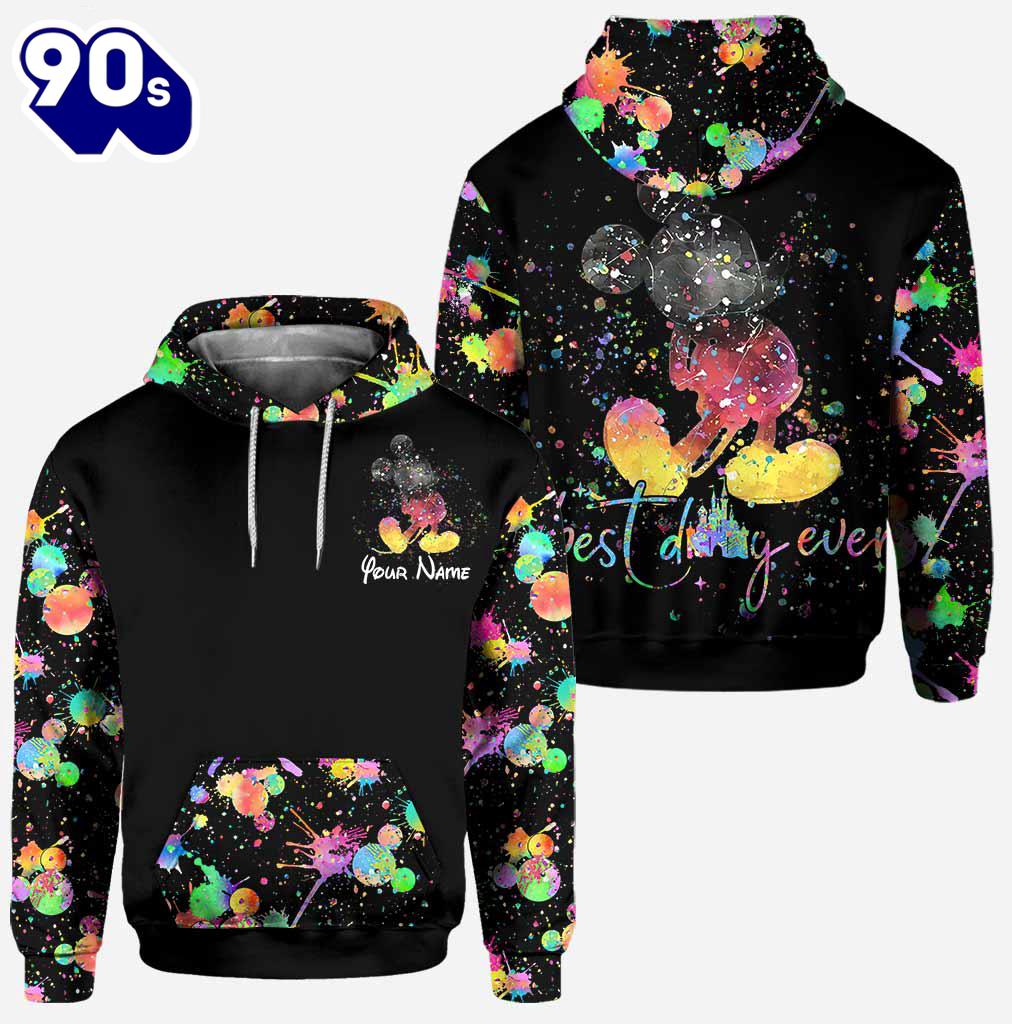 Best Day Ever 50th Anniversary - Personalized Mickey Mouse Hoodie And Leggings Best Day Ever 50th Anniversary - Personalized Mickey Mouse Hoodie And Leggings
