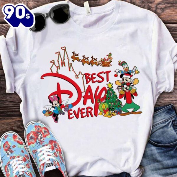 Best Day Ever Christmas T-Shirt Gift Xmas